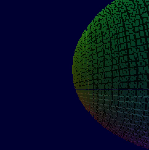 Flying through ball terrain